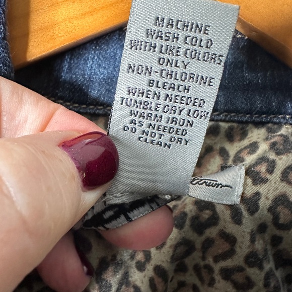 Chico's Platinum Stylish Stretch Denim Blue Jean Jacket Sz3 - Picture 7 of 8